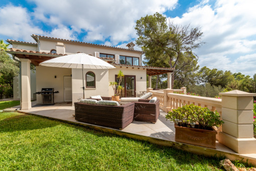 Terrasse und Garten