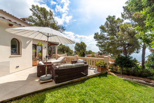 Gemütliche Loungeterrasse