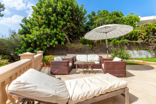 Gemütliche Loungeterrasse