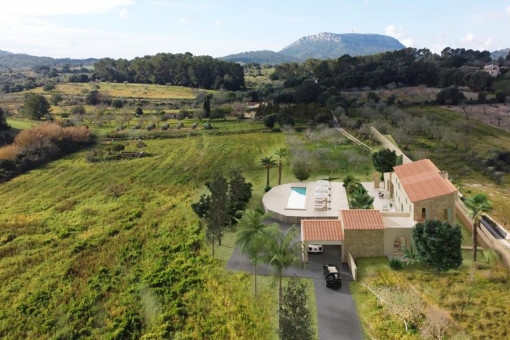 Grundstück mit gültiger Baugenehmigung für eine Finca in Traumlage in Randa