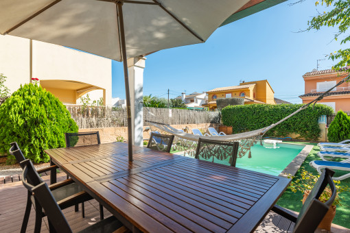 Terrasse der Villa