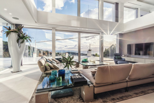 Designer-Villa mit fantastischem Meerblick in Costa den Blanes