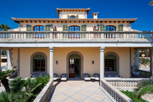 Zugang zur Villa