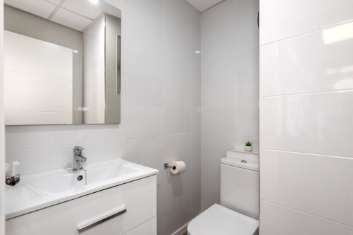 Badezimmer mit Toilette