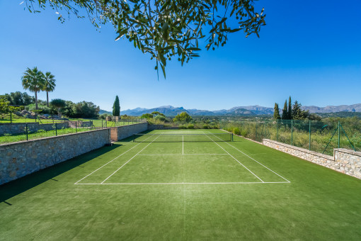 Fantastischer Tennisplatz