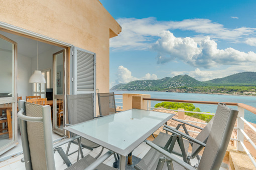 Großzügiger Balkon