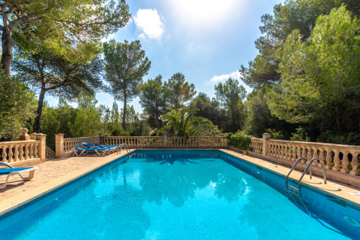 Riesiger Pool