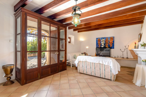 Traditioneller Eingang zum Haus