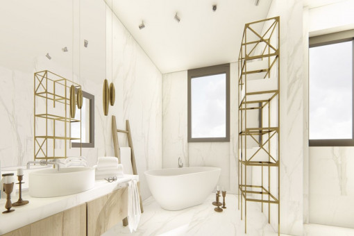 Modernes Badezimmer