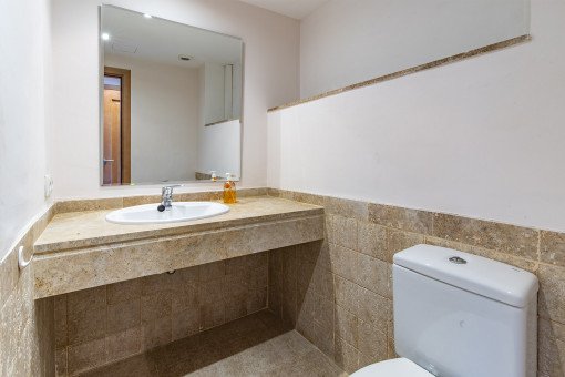 Badezimmer für Gäste