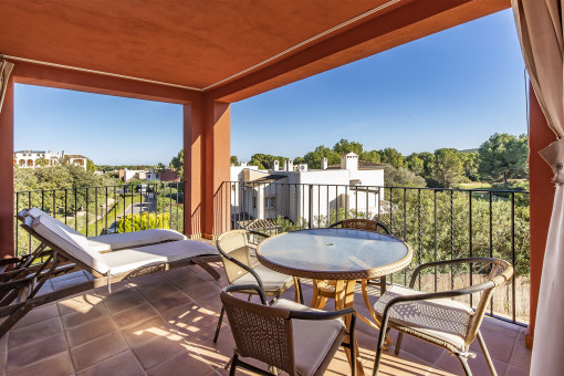 Helle Wohnung, in ruhiger Anlage mit atemberaubendem Weitblick direkt am Golfplatz von Santa Ponsa
