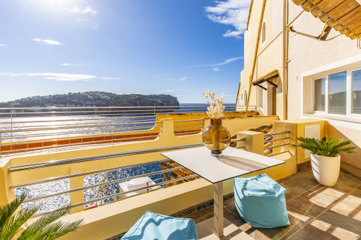 Herrlicher Meerblick vom Balkon aus