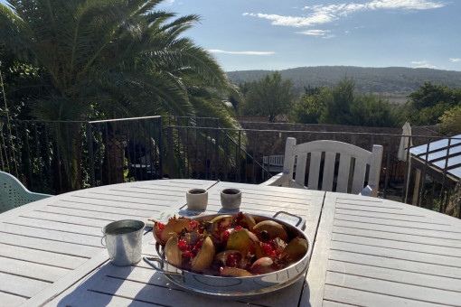 Sonnige Dachterrasse