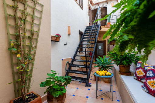 Patio der Cafeteria
