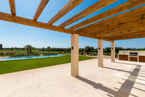 Terrasse mit Barbecuebereich