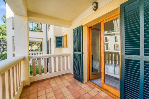 Balkon des Schlafzimmern