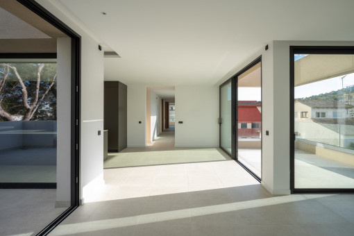 Lichtdurchflutete Räume