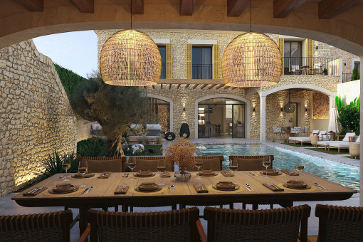 Fantastischer mediterraner Patio
