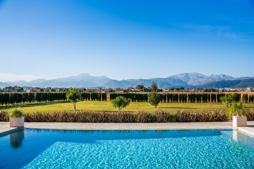 Moderne, stylische Finca mit Pool, Blick und Privatsphäre in ruhiger Umgebung von Sa Pobla