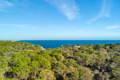 Fantastischer Blick bis zum Meer