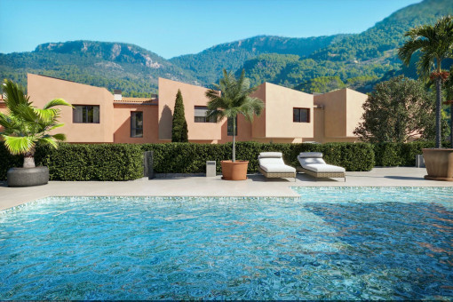 Wunderschöne Neubau-Reihenhäuser mit Pool in Esporles