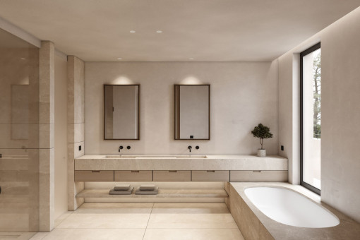 Große Badezimmer