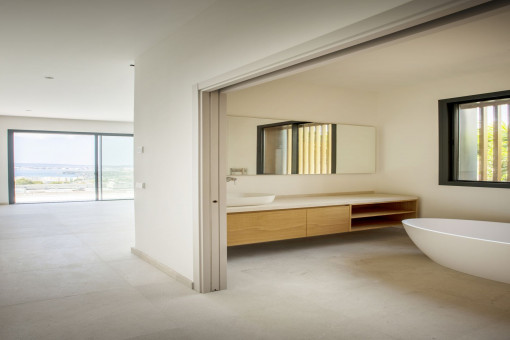Schlafzimmer mit Bad en Suite