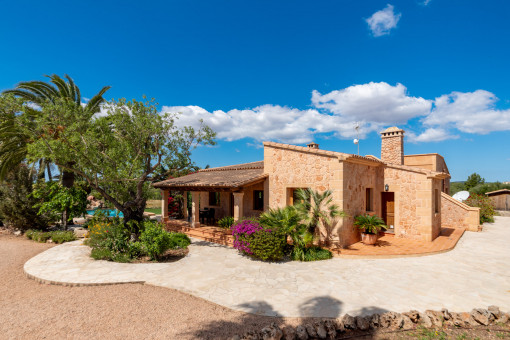 Ansicht auf die Finca