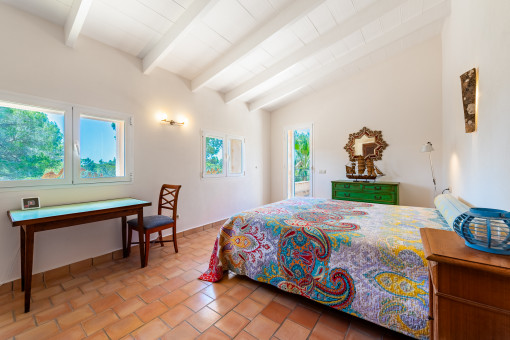 Schlafzimmer mit privater Terrasse