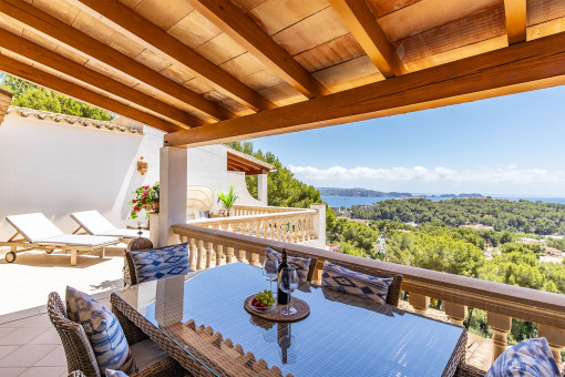 Penthaus mit atemberaubendem Meerblick und großzügiger Terrasse in Paguera