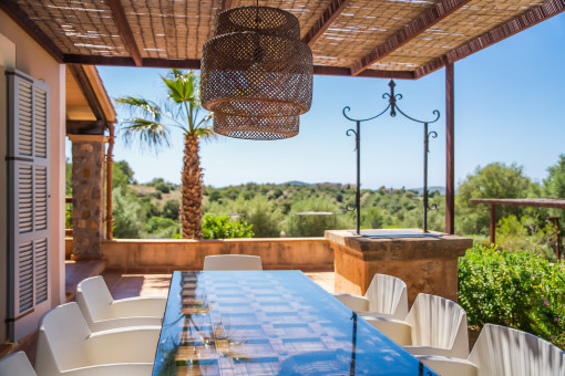 Überdachte Terrasse