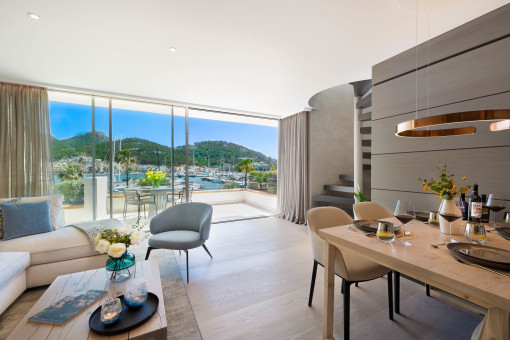 Luxuriöses Penthouse “Sea Diamond” in Port Andratx mit atemberaubendem Hafenblick