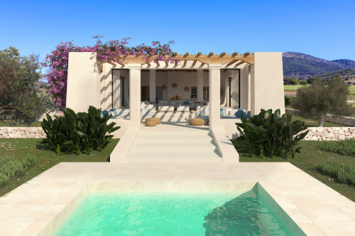 Terrasse und Pool
