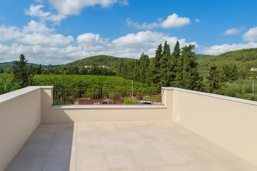 Blick vom Obergeschoss