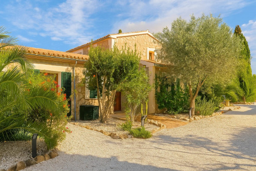 Ansicht der Finca von der Eingangsseite