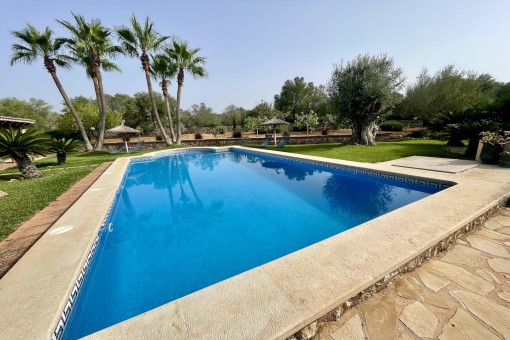 Sonnenterrasse am Pool