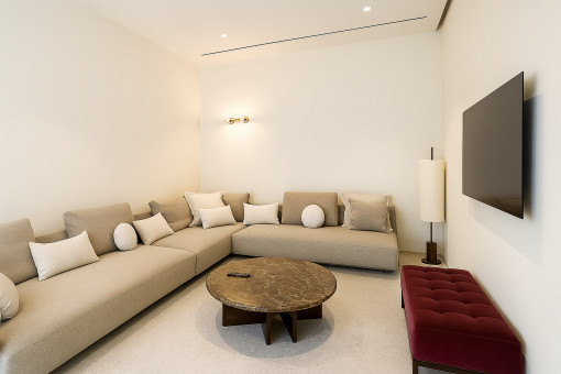 Fernsehzimmer auf der Eingangsebene