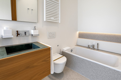 Badezimmer des vierten Doppelschlafzimmers