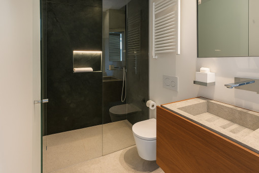 Badezimmer des dritten Doppelschlafzimmers