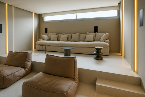 Heimkino im Erdgeschoss