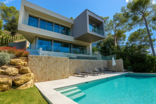 Minimalistische Villa in Gotmar