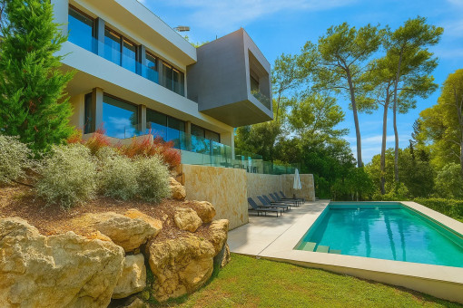 Luxusvilla in Puerto Pollensa (Gotmar) – Kino & beheizter Pool