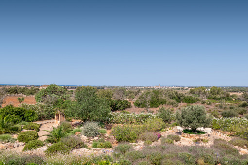 Blick auf die Kirche und das Meer