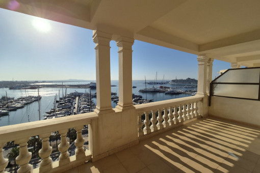 Komfortable Meerblickwohnung im Bahía Mediterráneo an Palmas Paseo Marítimo