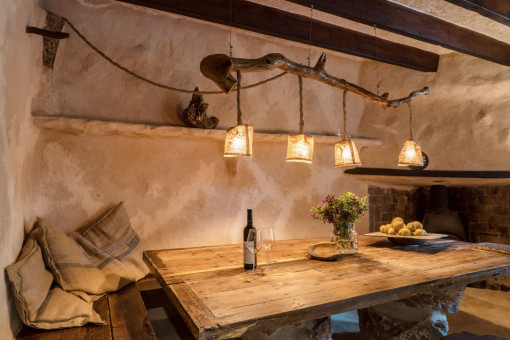 Einladender Essbereich im Haus