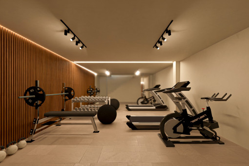 Privater Fitnessraum