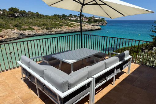 Balkon mit Meerblick