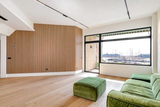 Schöne, renovierte Wohnung mit spektakulärem Hafenblick, in Palma