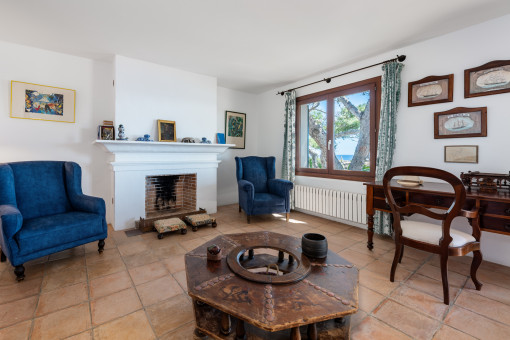 Kamin im Hauptschlafzimmer