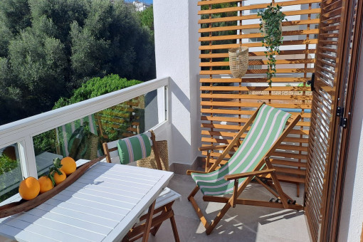 Balkon mit Südausrichtung